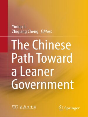 cover image of The Chinese Path Toward a Leaner Government